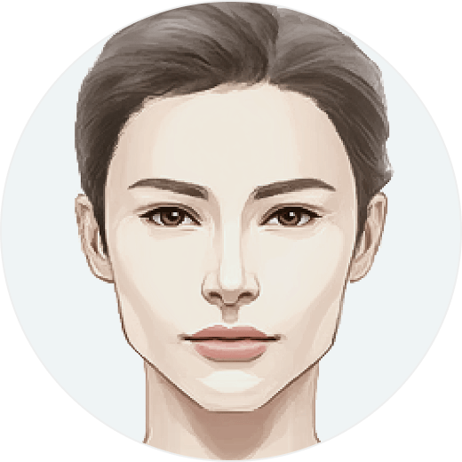 凡是与美 - 女性化面部手术 - 案例01:拥有棱角分明、男性化特征,希望获得更柔和女性化特征者。